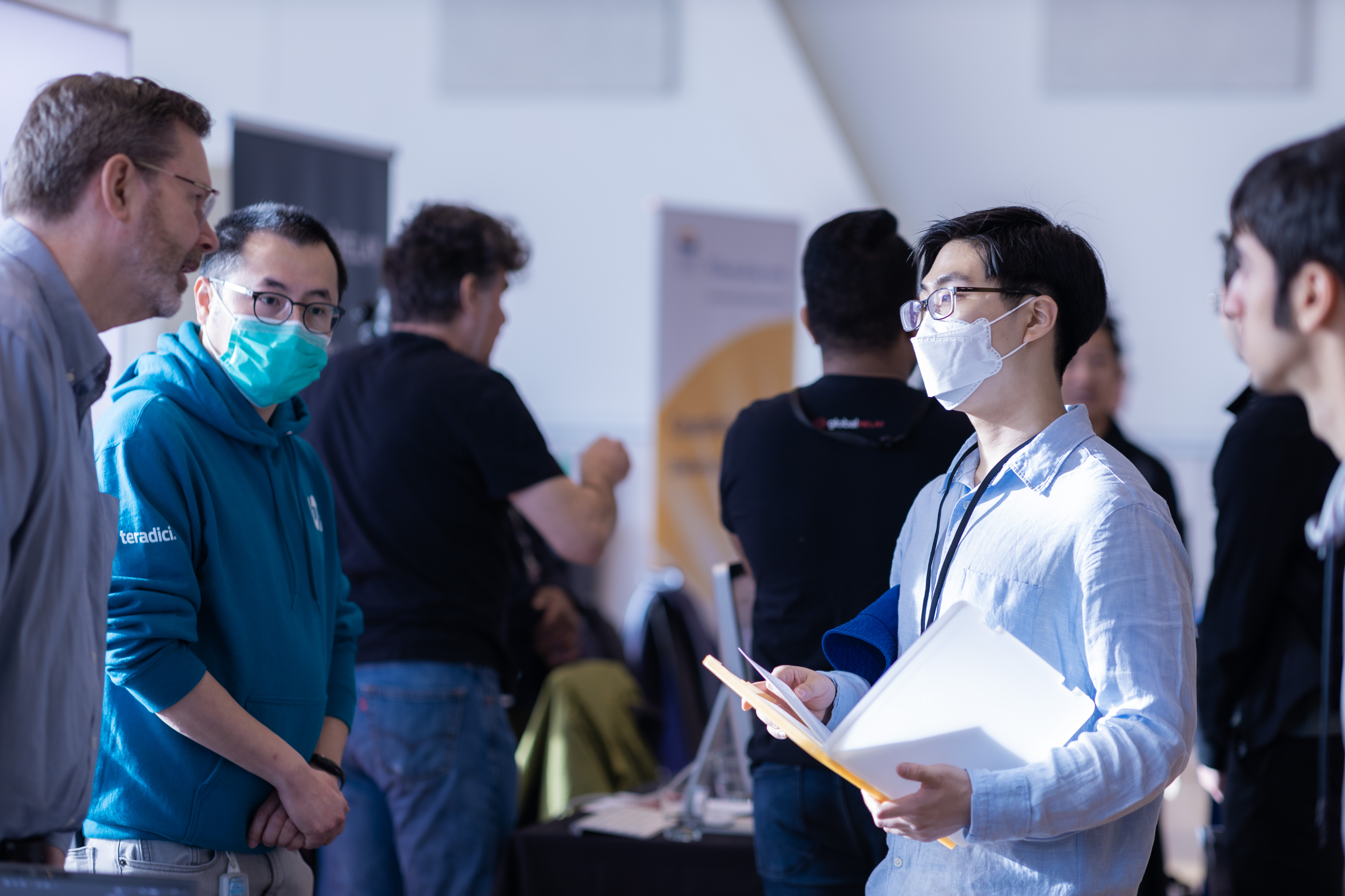 Photo of a past UBC CSSS technical career fair.