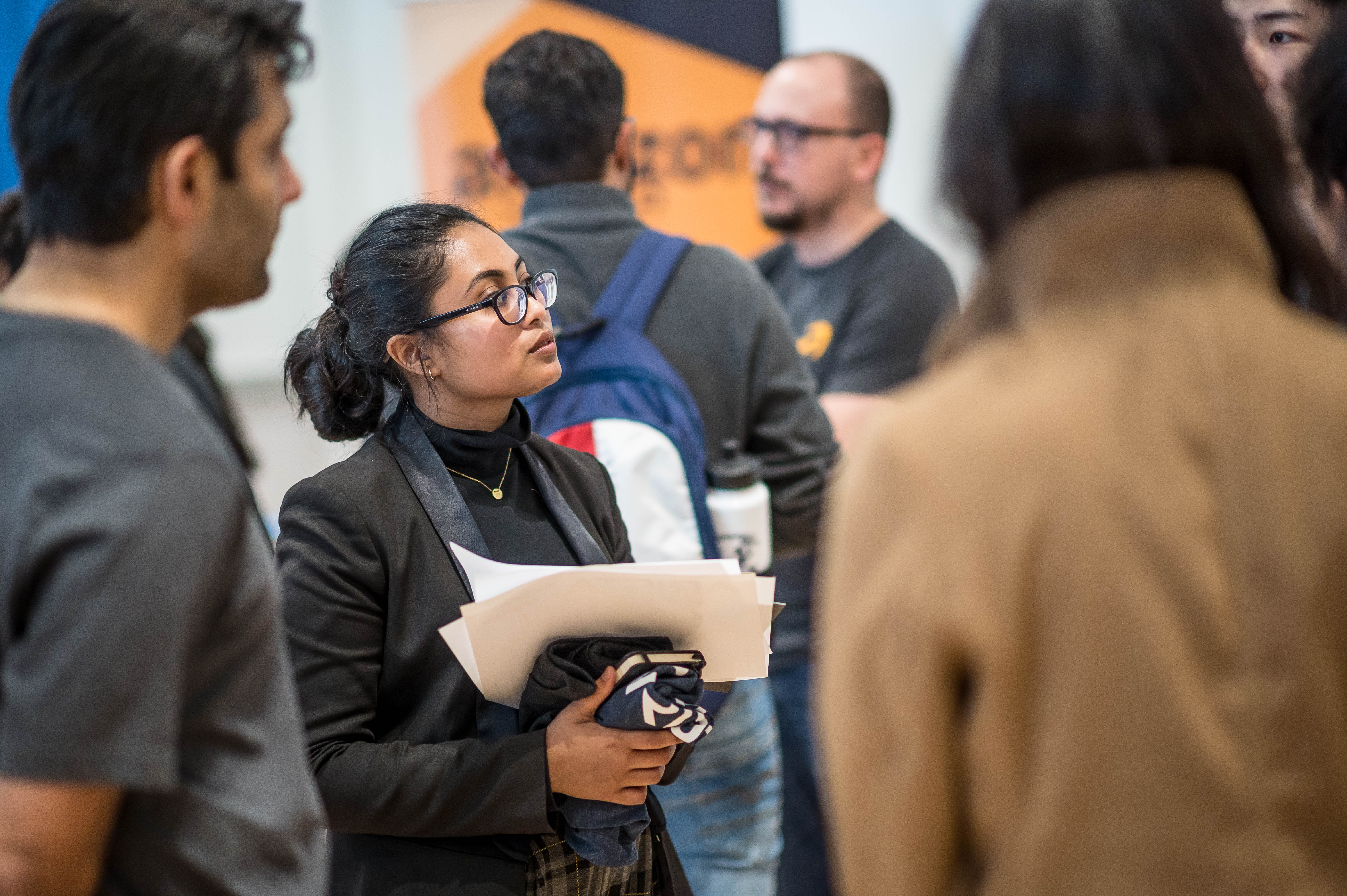 Photo of a past UBC CSSS technical career fair.